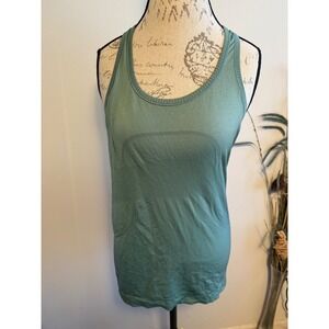 Lululemon Athletica Swiftly Tech Racerback Tank Top Women Green Size 10